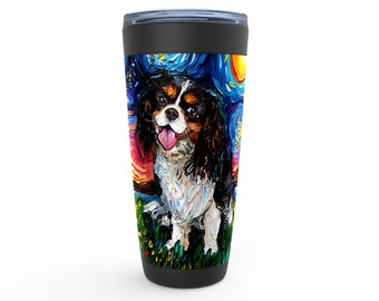 Cavalier King Charles Spaniel Tumbler - Tri Cavalier King Charles Spaniel Tumbler - Tri