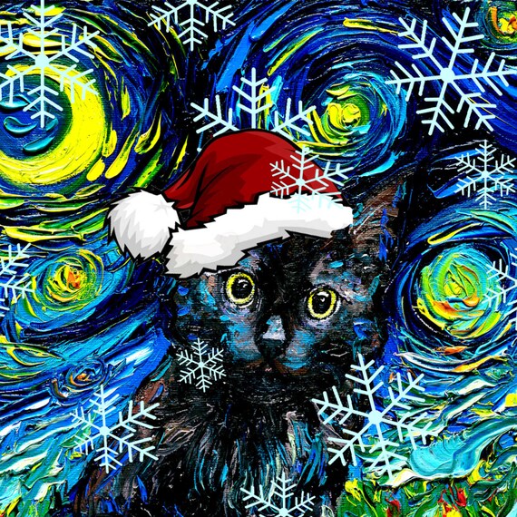christmas santa cat profile picture