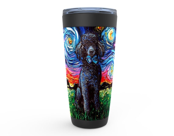 Poodle Tumbler - Black Standard Poodle Tumbler - Black Standard