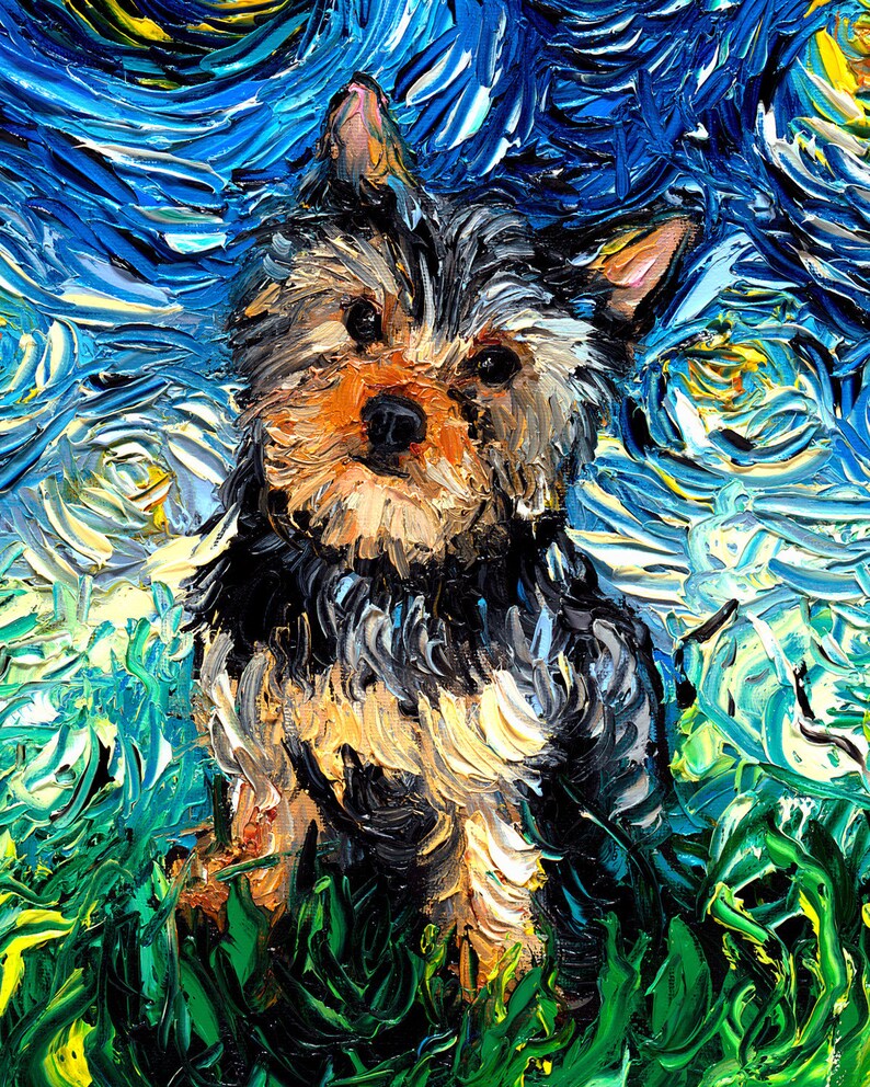 Dog Wall Art Dog Lover Gift Idea Yorkie