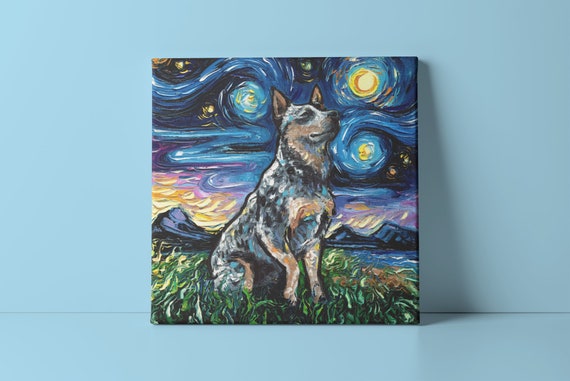 Kit Diamond Painting 5D Cane Bovino Australiano (Blue Heeler) - Quadro Fai-da-te 30.5x40.6 Cm, Decorazione Rilassante Per Parete - 3