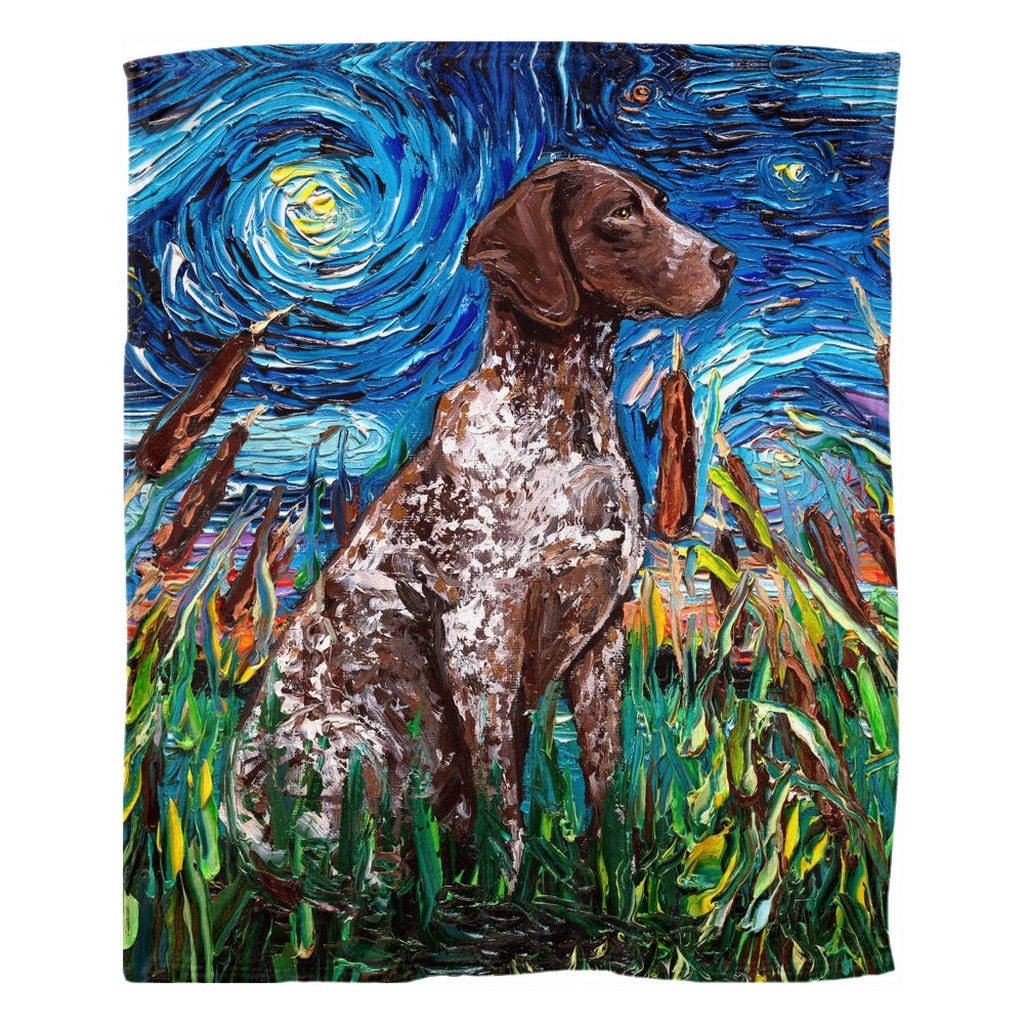 Fleece Throw Blanket 60x50 Inch German Short Hair Pointer Etsy
