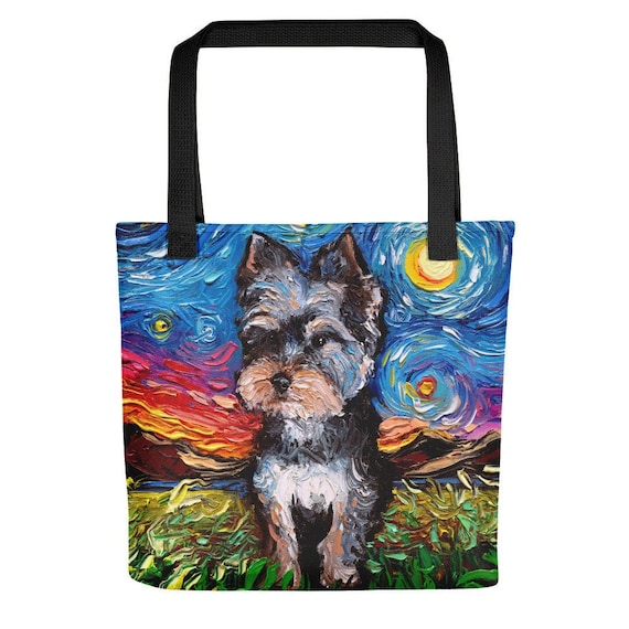 Yorkshire Terrier Yorkie Dog Starry Night Tote bolso de mano - Etsy