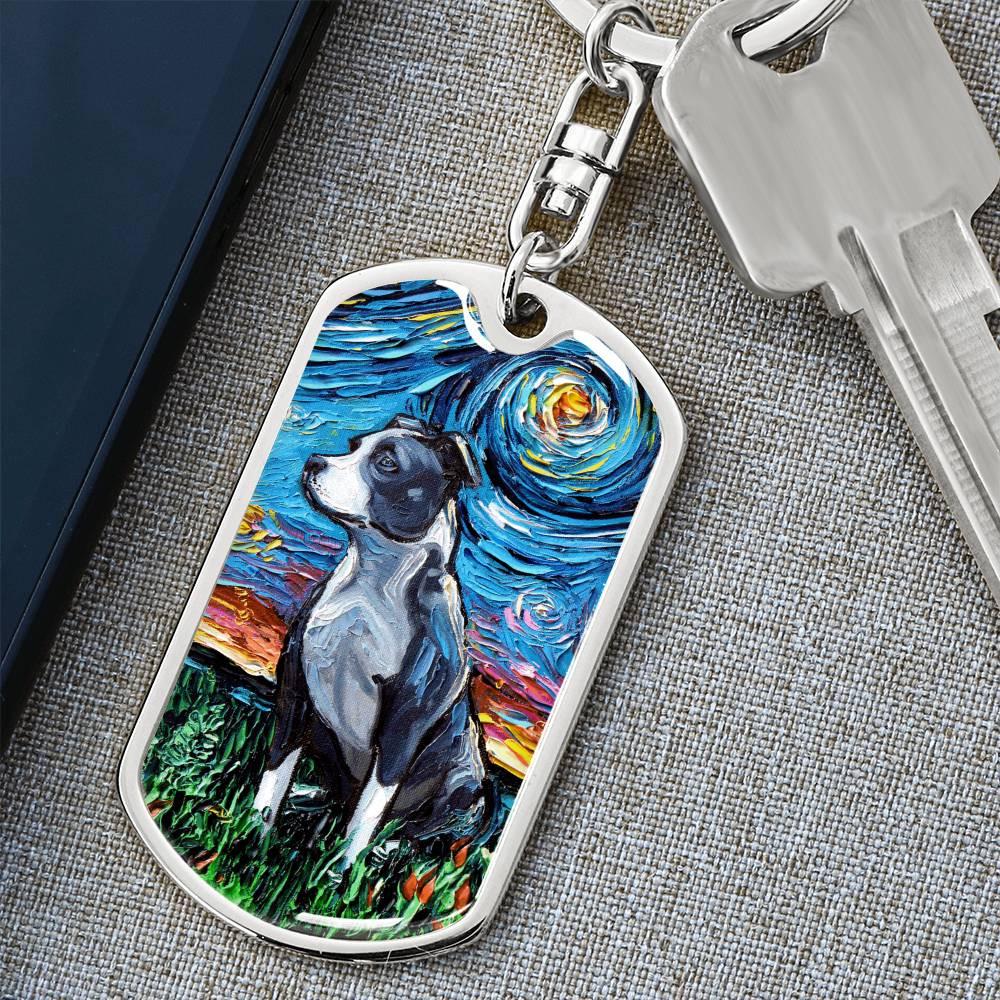 Pitbull Keychain - Etsy