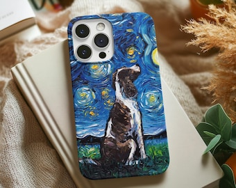 English Springer Spaniel Phone Case Starry Night Dog Cell Cover