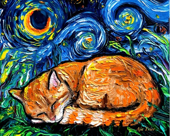 Cat art deals