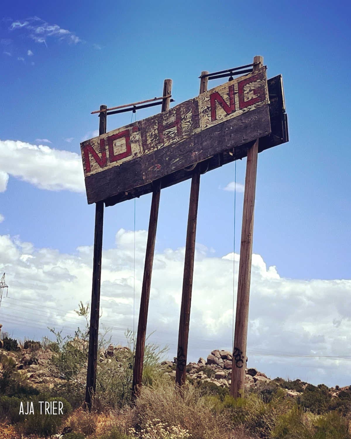 Nothing Arizona Abandoned Ghost Town Landscape Print Photography
