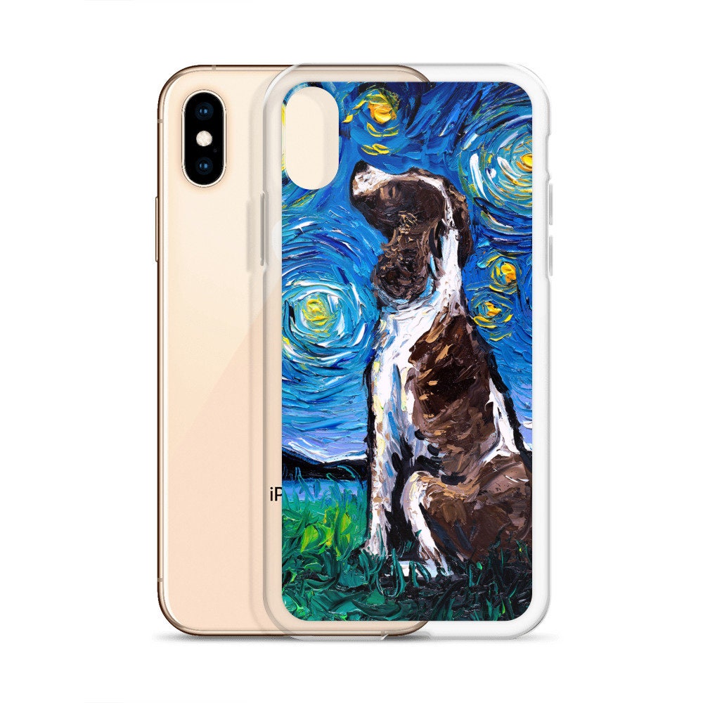 English Springer Spaniel Night Iphone Case Dog Lover Cute Pup Etsy