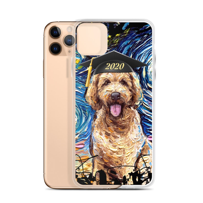 Goldendoodle Graduation Starry Night iPhone Case Dog Lover Etsy