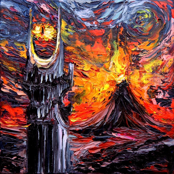 Lord of the Rings Art LOTR van Gogh 