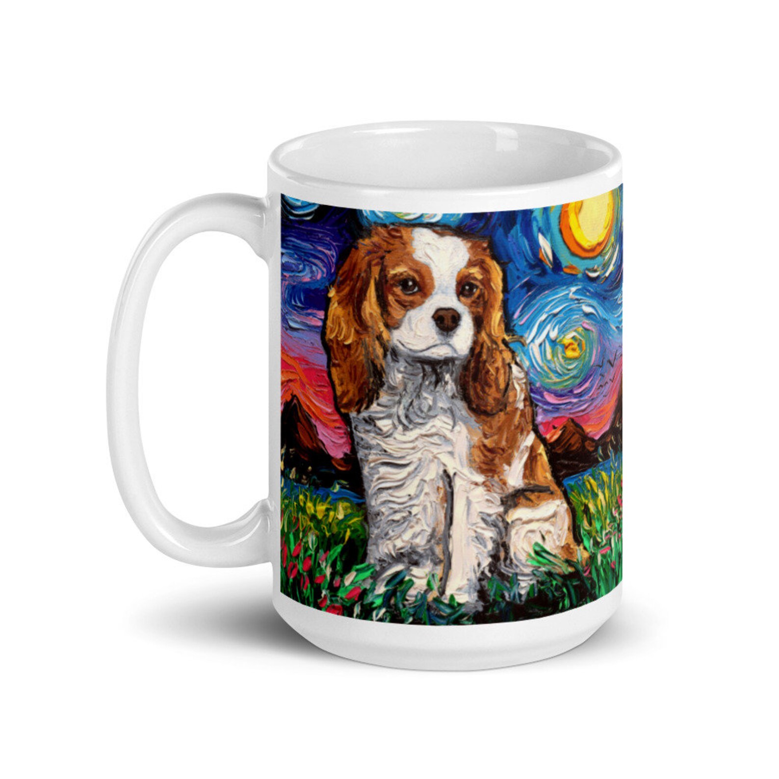 Blenheim Cavalier King Charles Spaniel Night Coffee Mug Dog - Etsy