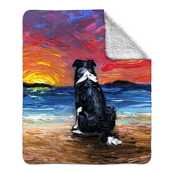 Border Collie Beach Blanket Border Collie Beach Blanket