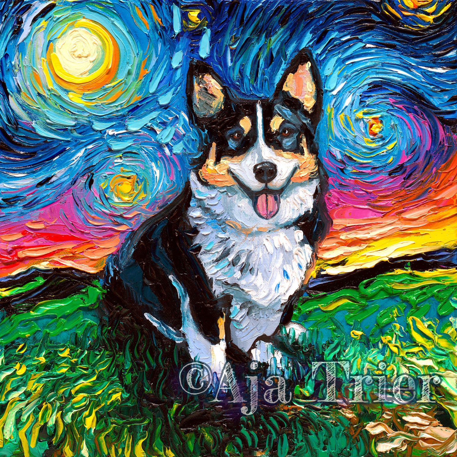 Corgi painting 2025