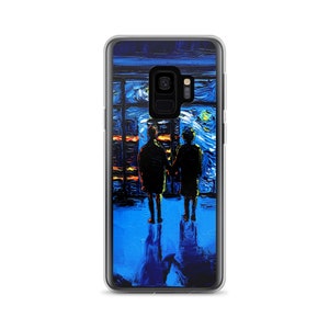 Fight Club Parody Art Samsung Case Starry Night print van Gogh Never Watched The World Burn Android phone protector