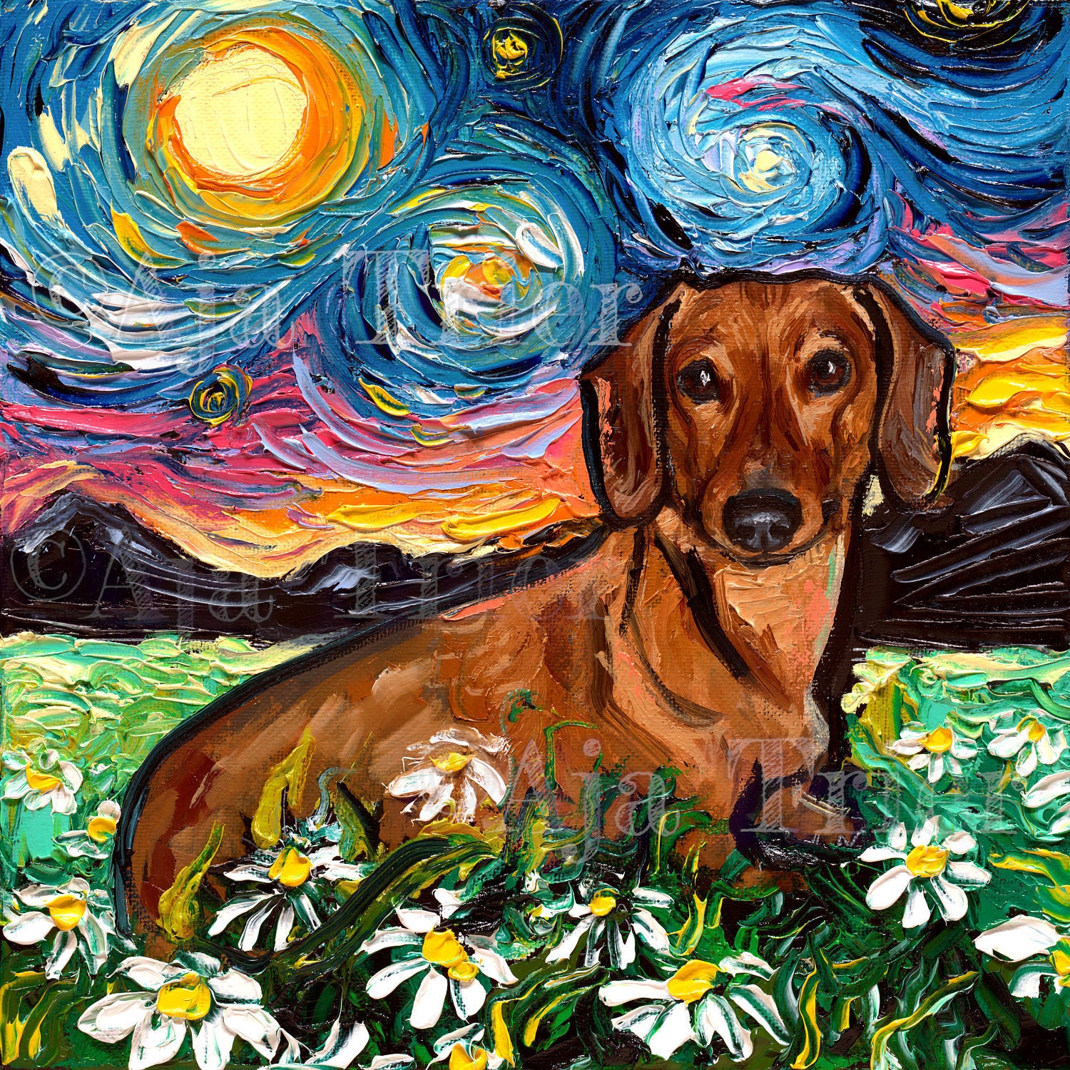 dachshund artwork