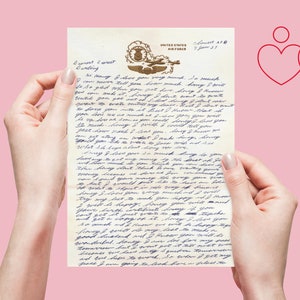 14 Digital Vintage Script Love Letters, Antique Junk Journal, Handwriting, Ephemera, Old Letters, Collage, Fussy Cut, Printable Craft image 8