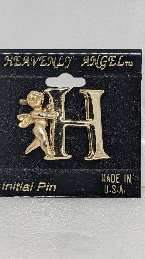 Vintage oldstock Goldtone heavenly angel  guardia… - image 3