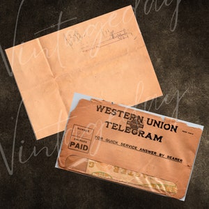 Western Union Telegram Antique Junk Journal, Éphémères religieux, Collage, Coupe difficile, Artisanat imprimable image 9