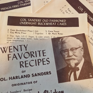 20 favorite recipes of Col Harland Sanders originator of Kentucky Fried Chicken Instant Download image 2