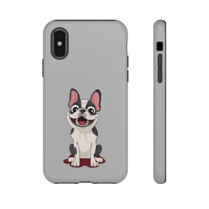Etui na telefon w stylu retro z buldogiem francuskim, iPhone, Samsung Galaxy, etui na buldoga francuskiego, zabawny prezent dla psa, buldog francuski iphone, Samsung Galaxy