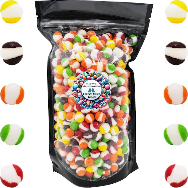 Freeze Dried Original Skittles - 1 lb Resealable Large Bag - Bulk Freeze Dry Crunchy Candy