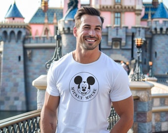 Micky Maus Disney Unisex T-shirt, Disney Bekleidung, Herren Micky Maus T-shirt, Frauen Mickymaus Shirt, Paare Micky Maus Disney Shirt