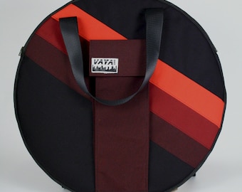 Red Striped Cymbal Bag/Backpack