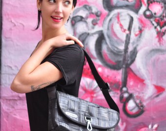 Recycled Bike Tube Woven Purse