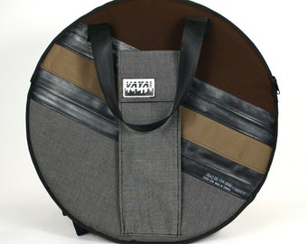 Brown and Tweed Cymbal Backpack