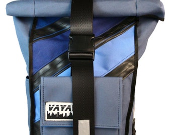 Blue Lagoon Rolltop Backpack