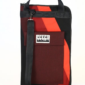 Red and Black Drum Stick Bag