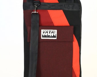 Red and Black Drum Stick Bag