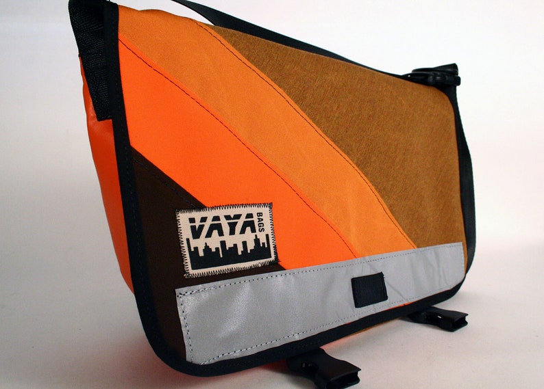 Small Messenger Bag in Fall Colors Etsy