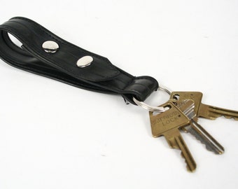 Recycled Bike Tube Keychain