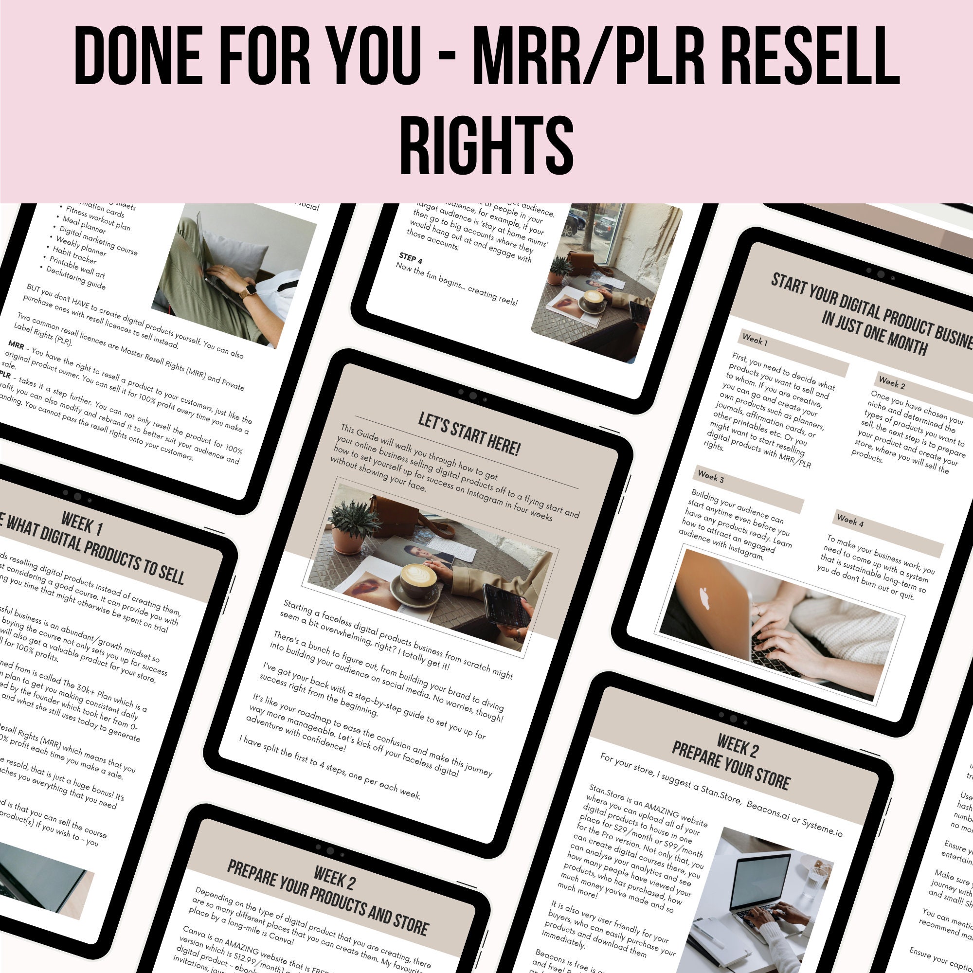 Faceless Digital Marketing Ebook With PLR and MRR, Learn and Resell ...