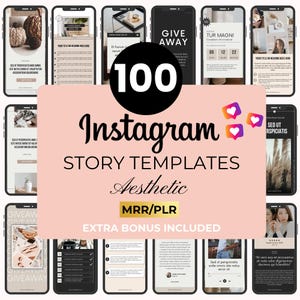 Instagram Post Templates Digital Products Canva Instagram Template Master Resell Rights Done For You Social Media Templates PLR IG Resell