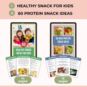Nutrition Bundle, Keto and Protein Recipes, Meal Plan, Food Chart, Canva + PDF, PLR Resell Rights imagen 4