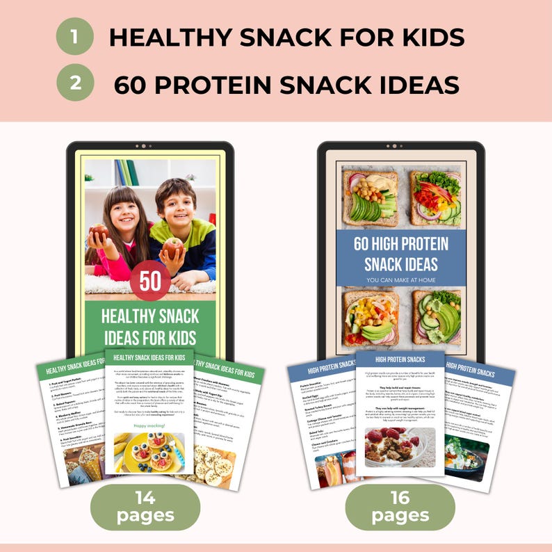 Nutrition Bundle, Keto and Protein Recipes, Meal Plan, Food Chart, Canva + PDF, PLR Resell Rights imagen 4