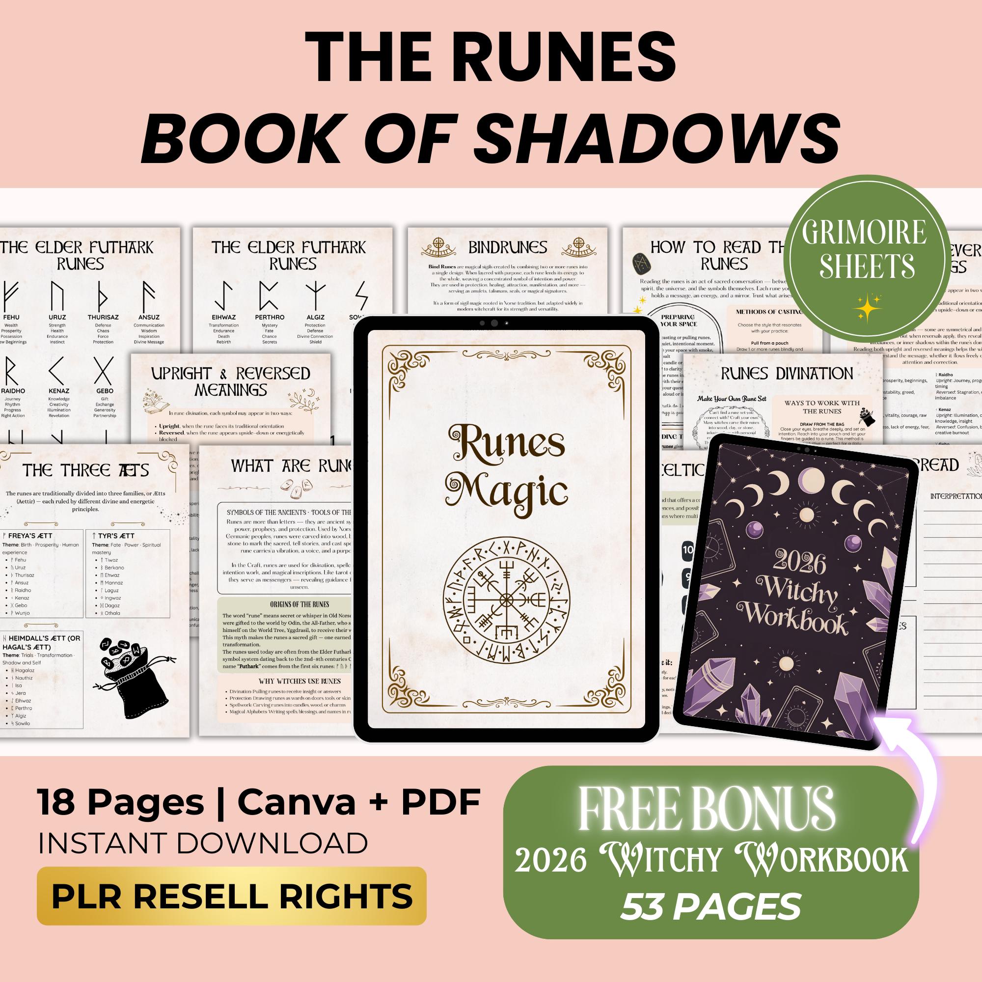 Witches Runes Kit - Etsy Canada