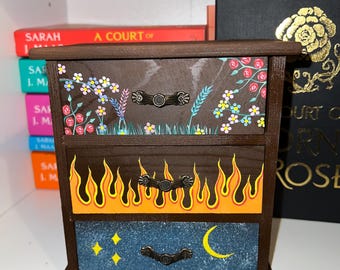 Cómoda ACOTAR, ¡Pintada a mano!