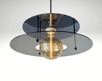 Graue Deckenleuchte: Hängeleuchte aus Acryl, Mid Century Modern Home Decor