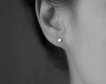 Mix n Match Organic Dot Stud Earring - SOLD INDIVIDUALLY - Twig Ear Climber tiny dot post earring small stud earrings