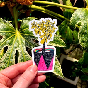 Plant Sticker | Sticker | Cute Sticker | Stationery | Vinyl Sticker | Sticker for Plant Lovers | Fun Stickers
