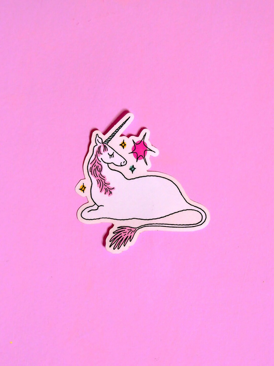 ユニコーンステッカー | ステッカー | かわいいステッカー | 文房具 | ビニールステッカー | 透明ステッカー | 楽しいステッカー -  Etsy 日本, image size:1080x1440