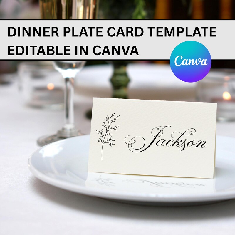 Foldable Name Plate - Etsy