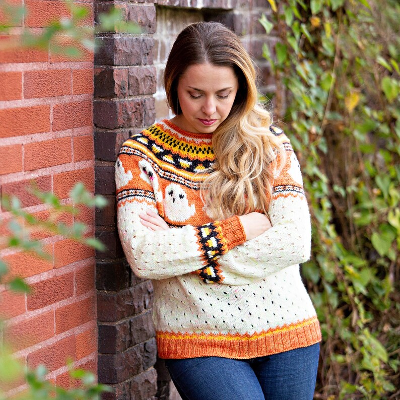 Halloween Sweater Knitting Pattern Knit a Holiday Sweater Etsy