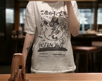 Oversized Cat Print T-Shirts, Harajuku, Cartoon Cat Tshirt, Short-Sleeved Tee, Japanese Streetwear, Y2K Top, Casual Tshirt, Y2k top, Y2k