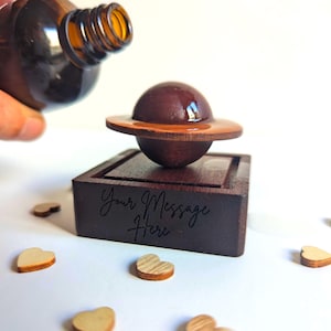 Personalisierter Diffusor für ätherisches Öl aus Holz | Aromatherapie Geschenk