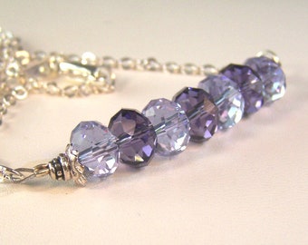 The Light and the Dark Crystal Amethyst Necklace
