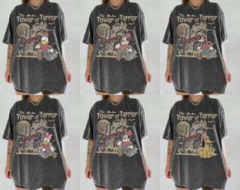 Mickey And Friends Tower Of Terror Shirt,Mickey Mouse Hollywood Tower Tee, Twilight Zone Disney Ride T-Shirt, Spooky Halloween Disney Outfit